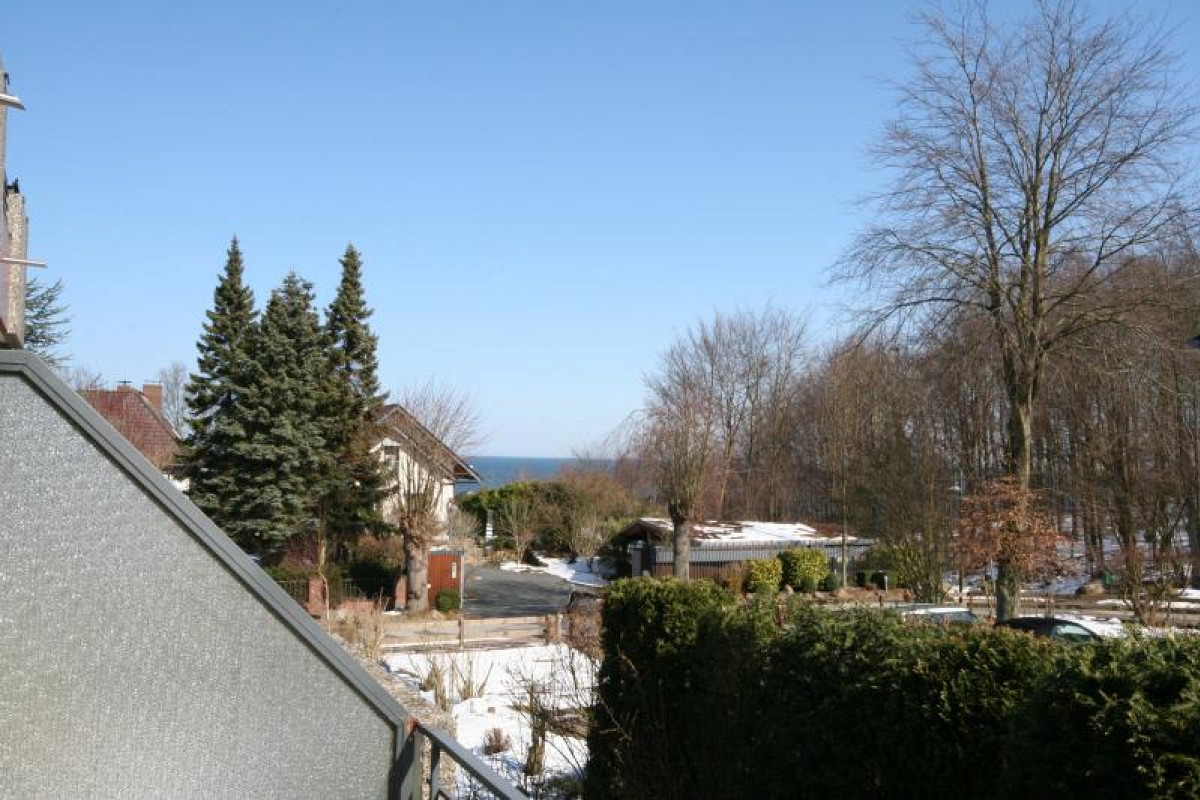 Ferienwohnung Sandkorn Scharbeutz - Blick vom Balkon