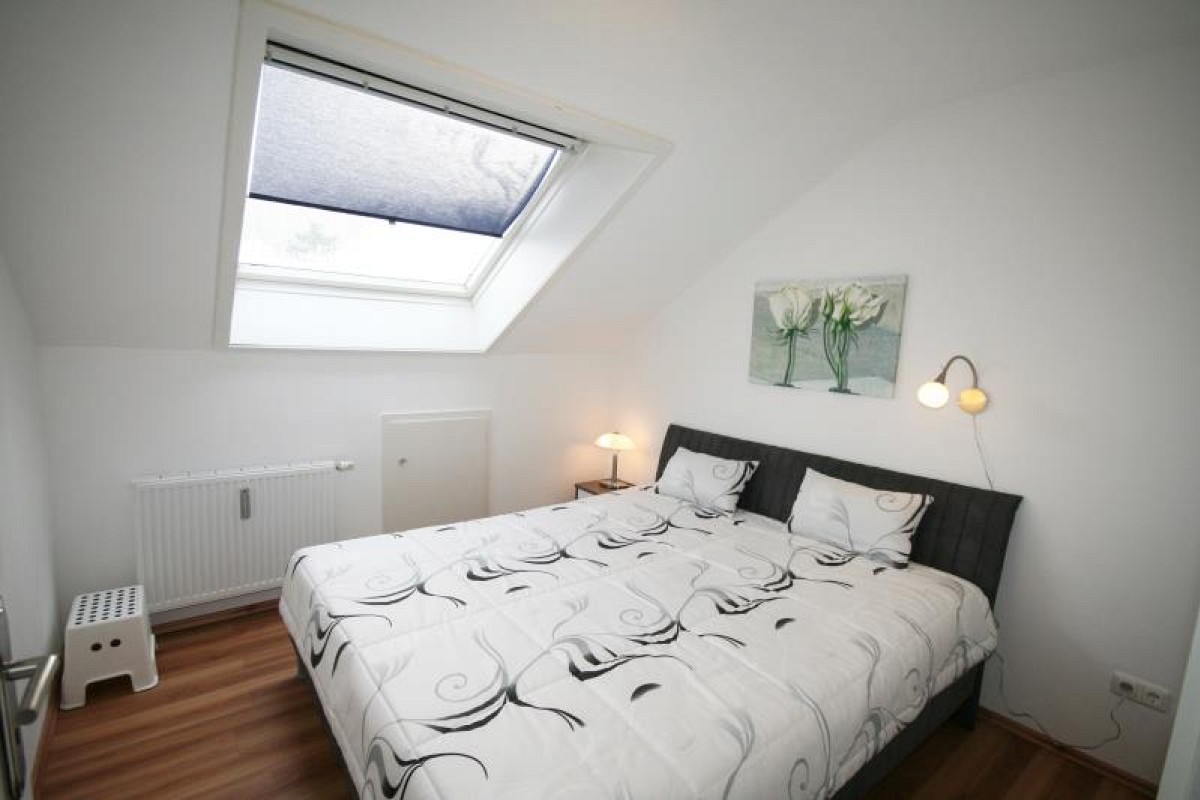 Ferienwohnung Meeresblick Scharbeutz - Schlafzimmer 1 im 1.OG