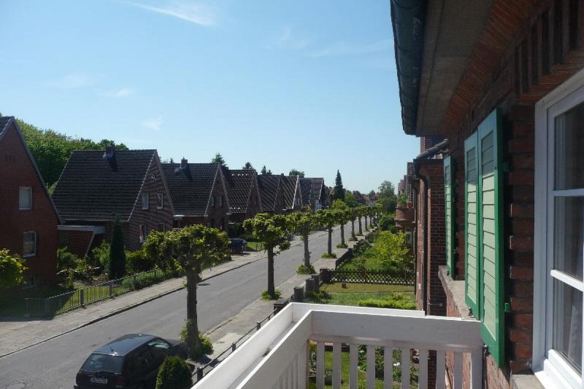 Ferienwohnung Alte Liebe 2 Travemünde - Blick vom Balkon