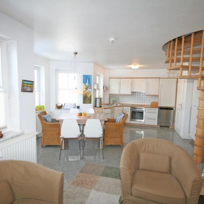 Ferienwohnung Kurparkhöhe Scharbeutz - Essbereich und Küche